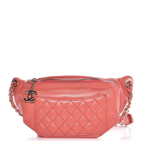 chanel fanny pack pink|chanel pink backpack.